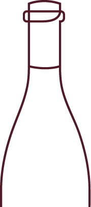 outline of wine bottle